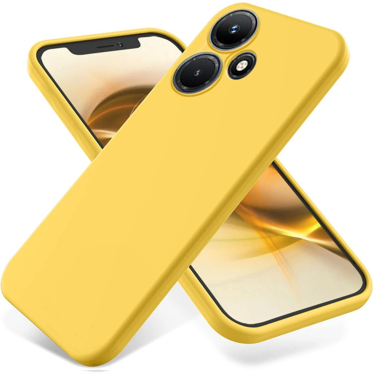 Pure Color Liquid Silicone Shockproof Phone Case, For Infinix Hot 30, For Infinix Hot 30 5G, For Infinix Hot 30i, For Infinix Hot 30 Play