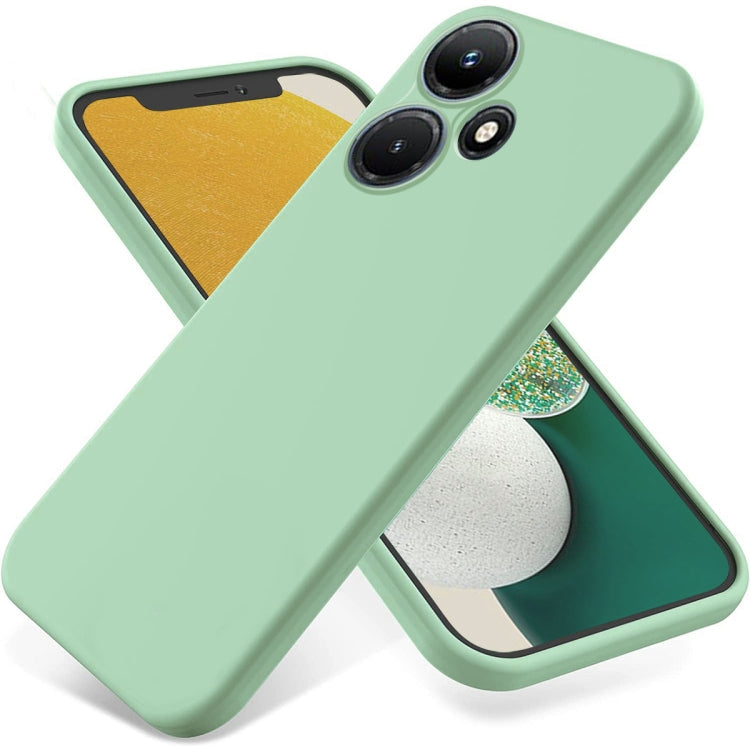 Pure Color Liquid Silicone Shockproof Phone Case, For Infinix Hot 30, For Infinix Hot 30 5G, For Infinix Hot 30i, For Infinix Hot 30 Play