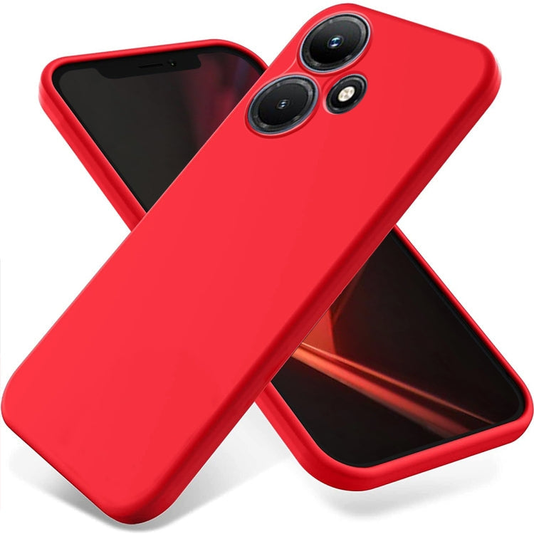 Pure Color Liquid Silicone Shockproof Phone Case, For Infinix Hot 30, For Infinix Hot 30 5G, For Infinix Hot 30i, For Infinix Hot 30 Play