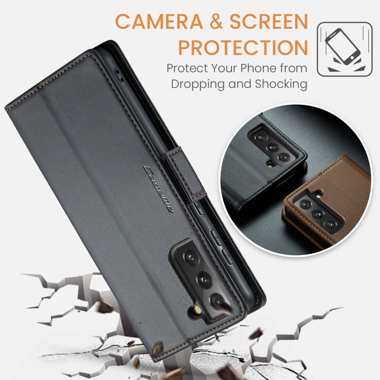 Butterfly Buckle  Anti-theft Leather Phone Case, For Samsung Galaxy S21 FE 5G, For Samsung Galaxy A72, For Samsung Galaxy A53, For Samsung Galaxy S21 5G