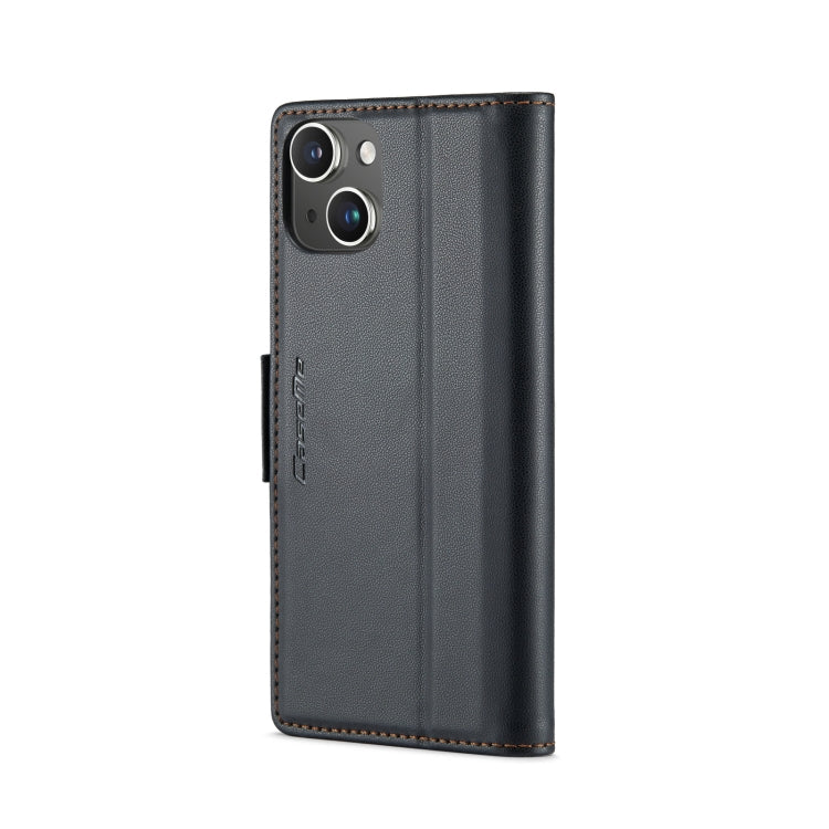 CaseMe 023 Schmetterlingsschnalle Litschi-Textur RFID-Diebstahlschutz Leder-Handyhülle, für iPhone 13, für iPhone 13 mini, für iPhone 13 Pro, für iPhone 13 Pro Max