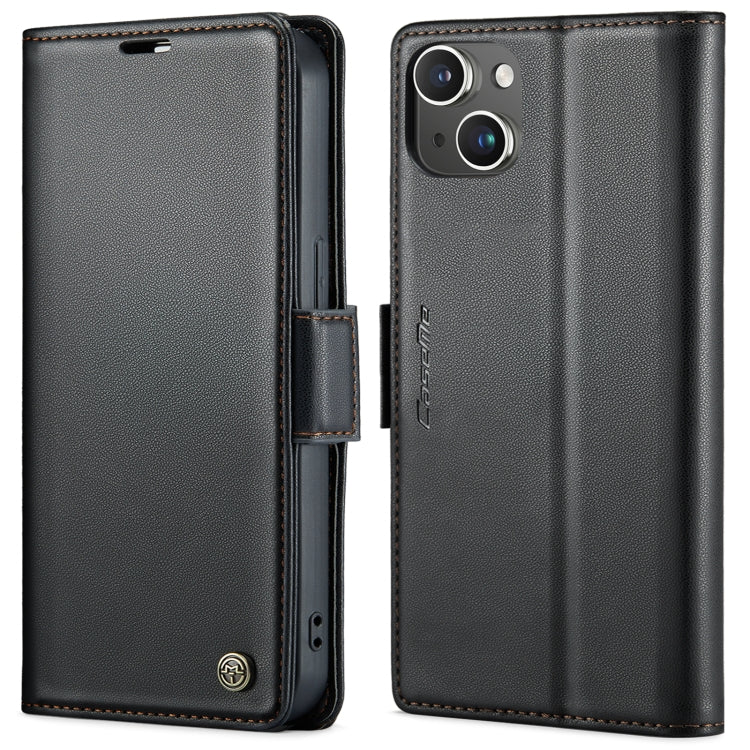 CaseMe 023 Schmetterlingsschnalle Litschi-Textur RFID-Diebstahlschutz Leder-Handyhülle, für iPhone 13, für iPhone 13 mini, für iPhone 13 Pro, für iPhone 13 Pro Max