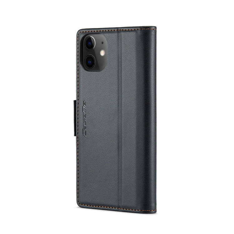 CaseMe 023 Schmetterlingsschnalle Litchi-Textur RFID-Diebstahlschutz-Lederhülle, für iPhone 12 / 12 Pro, für iPhone 12 Pro Max, für iPhone 12 mini, für iPhone 11