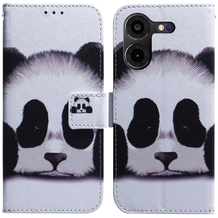 Coloured Drawing Flip Leather Phone Case, For Tecno Pova 5 Pro, For Tecno Pova Neo 3
