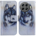 Coloured Drawing Flip Leather Phone Case, For Tecno Spark 20 Pro+ 4G, For Tecno Spark 20 Pro