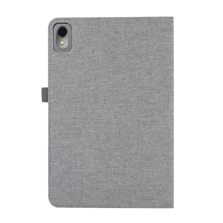 For Huawei MatePad 11 2023 Fabric Leather Tablet Case(Grey)
