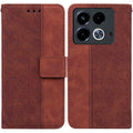 Geometric Embossed Leather Phone Case, For Infinix Note 40 4G, For Infinix Hot 40 / 40 Pro, For Infinix Smart 7 India / 7 Plus, For Infinix Smart 7 HD