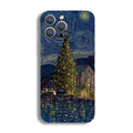 Precise Hole Oil Painting Pattern PC Phone Case, For iPhone SE 2022 / 2020 / 8 / 7, For iPhone 13 Pro Max