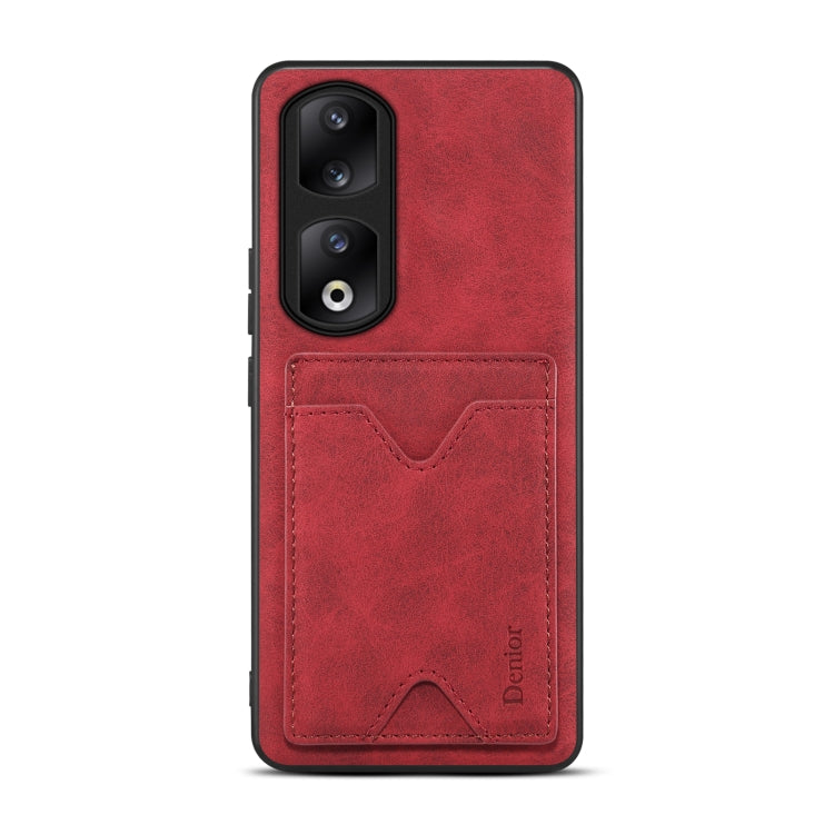 Denior PU Back Cover Card Slot Holder Phone Case, For Honor Magic5 5G, For Honor 90 Pro, For Honor 90, For Honor Magic5 Pro 5G
