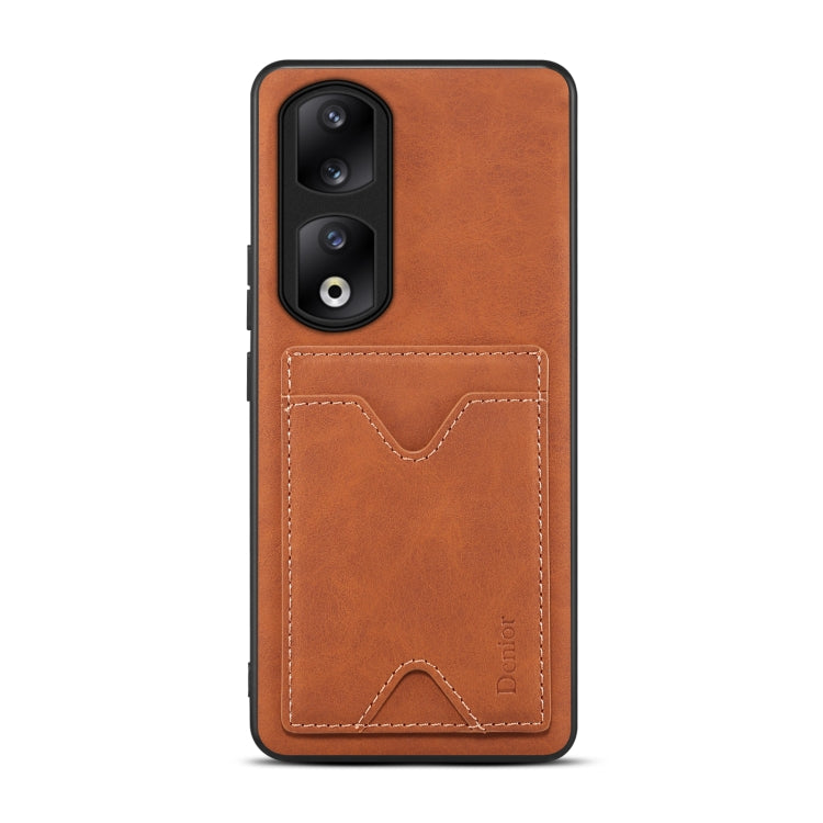 Denior PU Back Cover Card Slot Holder Phone Case, For Honor Magic5 5G, For Honor 90 Pro, For Honor 90, For Honor Magic5 Pro 5G