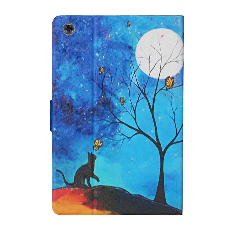 Colored Drawing Pattern Horizontal Flip Leather Case with Holder & Card Slots, For Huawei MediaPad T5, For Lenovo Tab M10 X605F X505, For Samsung Galaxy Tab A 8.0 (2019) T290, For Samsung Galaxy Tab S6 Lite P610
