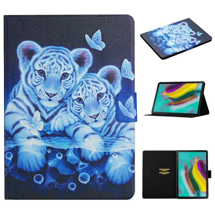 Colored Drawing Pattern Horizontal Flip Leather Case with Holder & Card Slots, For Huawei MediaPad T5, For Lenovo Tab M10 X605F X505, For Samsung Galaxy Tab A 8.0 (2019) T290, For Samsung Galaxy Tab S6 Lite P610