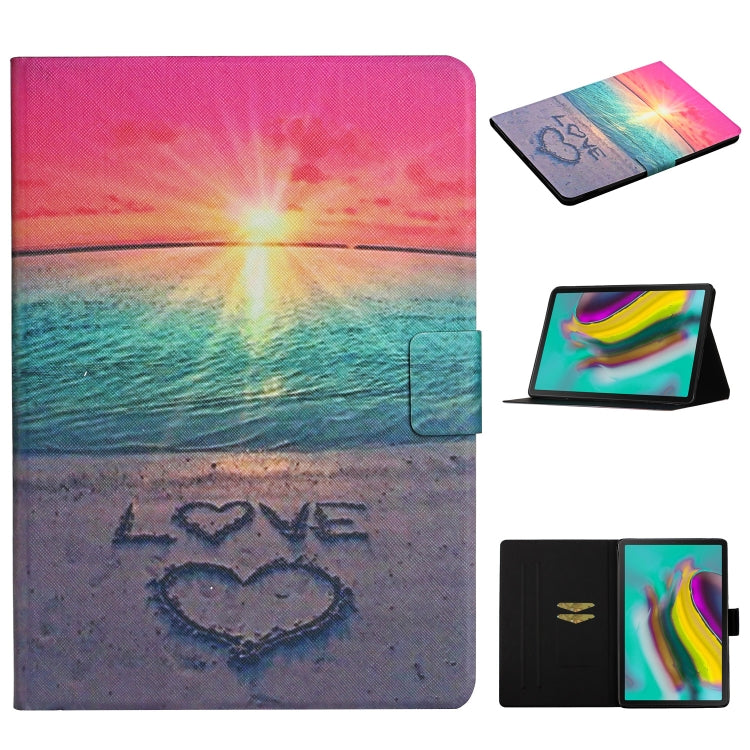 Colored Drawing Pattern Horizontal Flip Leather Case with Holder & Card Slots, For Huawei MediaPad T5, For Lenovo Tab M10 X605F X505, For Samsung Galaxy Tab A 8.0 (2019) T290, For Samsung Galaxy Tab S6 Lite P610