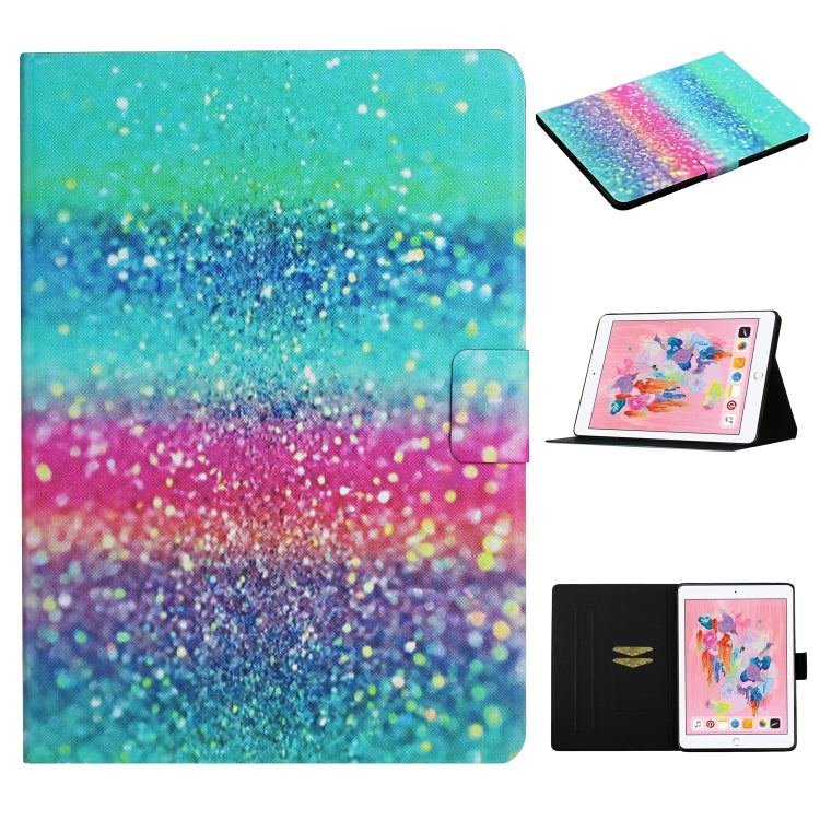 Colored Drawing Pattern Horizontal Flip Leather Case with Holder & Card Slots & Sleep / Wake-up Function, For Huawei MediaPad M5 Lite, For Lenovo Tab FHD M10 Plus X606F, For iPad 5, For iPad 10.2