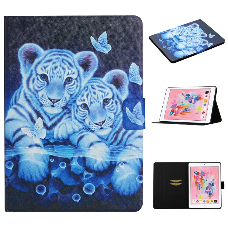 Colored Drawing Pattern Horizontal Flip Leather Case with Holder & Card Slots & Sleep / Wake-up Function, For iPad Pro 10.5, For iPad 11 Pro (2020), For iPad Mini 4 / 3 / 2 / 1, For iPad Mini (2019)