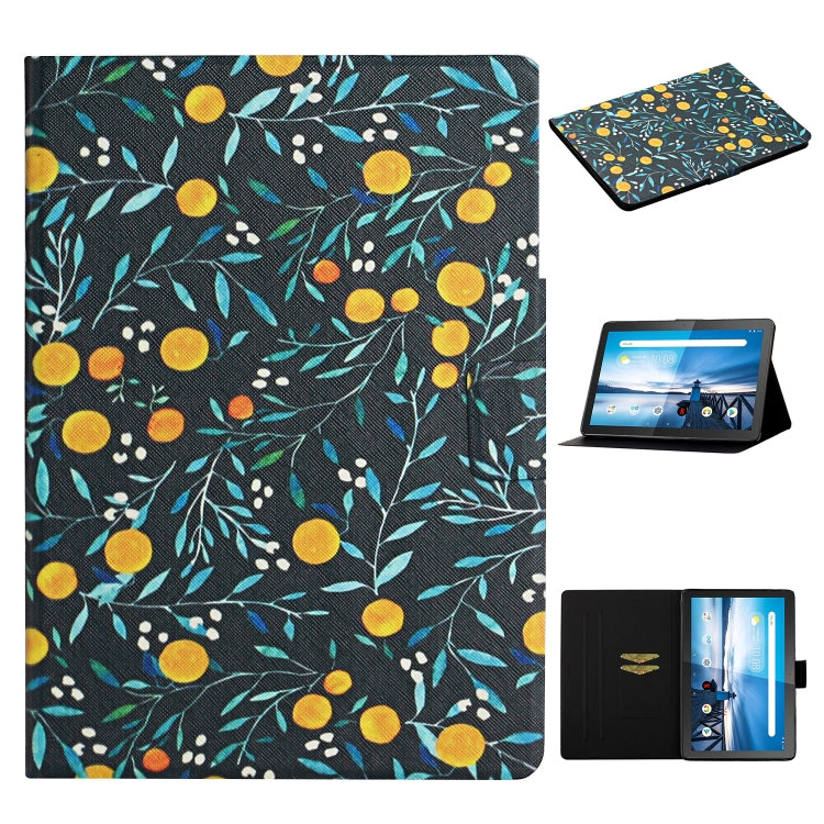 Lederhülle mit Blumenmuster und horizontaler Klappfunktion, mit Kartenfächern und Ständer, für Samsung Galaxy Tab A 8.0 2019, für Samsung Galaxy Tab A 10.1 (2019), für Samsung Galaxy Tab S5e T720, für Samsung Galaxy Tab S6 Lite