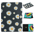 Lederhülle mit Blumenmuster, horizontal aufklappbar, mit Kartenfächern & Halterung, für iPad 5, für iPad 10.2, für iPad Pro 10.5 Zoll, für iPad Pro 11 2020