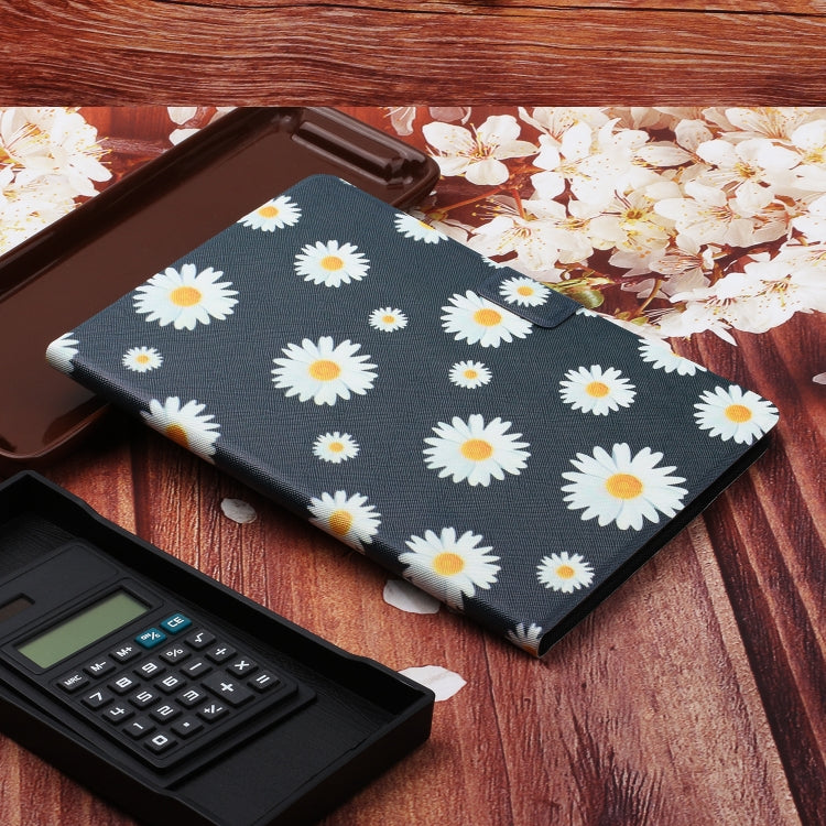 Lederhülle mit Blumenmuster, horizontal aufklappbar, mit Kartenfächern & Halterung, für iPad 5, für iPad 10.2, für iPad Pro 10,5 Zoll, für iPad Pro 11 2020
