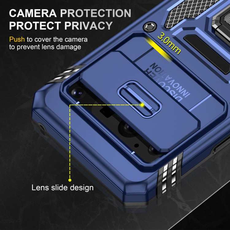 Armor PC + TPU Camera Shield Phone Case, For Google Pixel 8 Pro, For Google Pixel 8