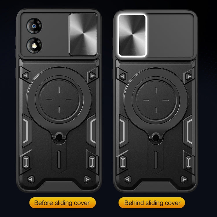 CD Texture Sliding Camshield Magnetic Holder Phone Case, For Motorola Moto E13, For Motorola Moto E22 / E22i, For Motorola Edge 30 Fusion, For Motorola Edge 30 Neo