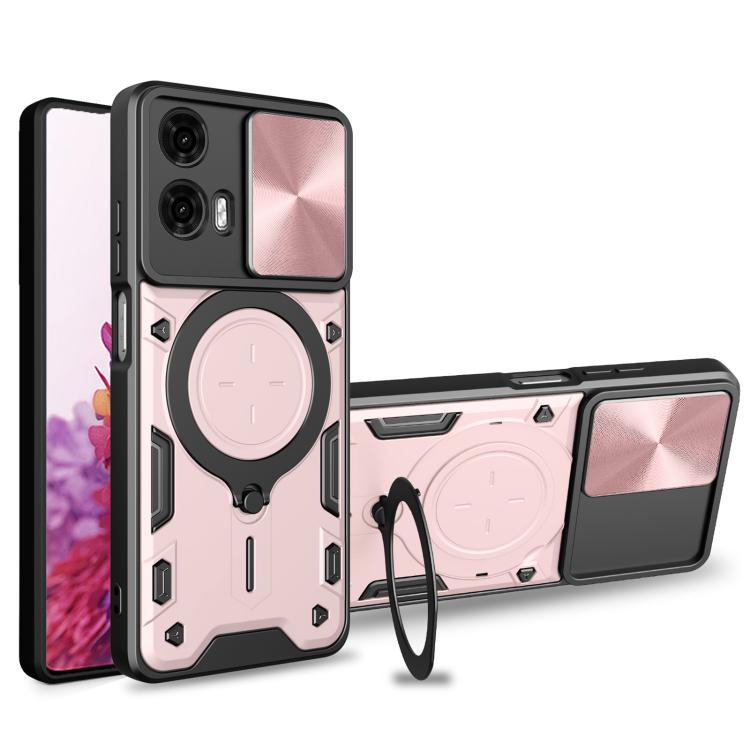CD Texture Sliding Camshield Magnetic Holder Phone Case, For Motorola Moto E13, For Motorola Moto E22 / E22i, For Motorola Edge 30 Fusion, For Motorola Edge 30 Neo