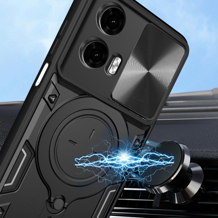 CD Texture Sliding Camshield Magnetic Holder Phone Case, For Motorola Moto E13, For Motorola Moto E22 / E22i, For Motorola Edge 30 Fusion, For Motorola Edge 30 Neo