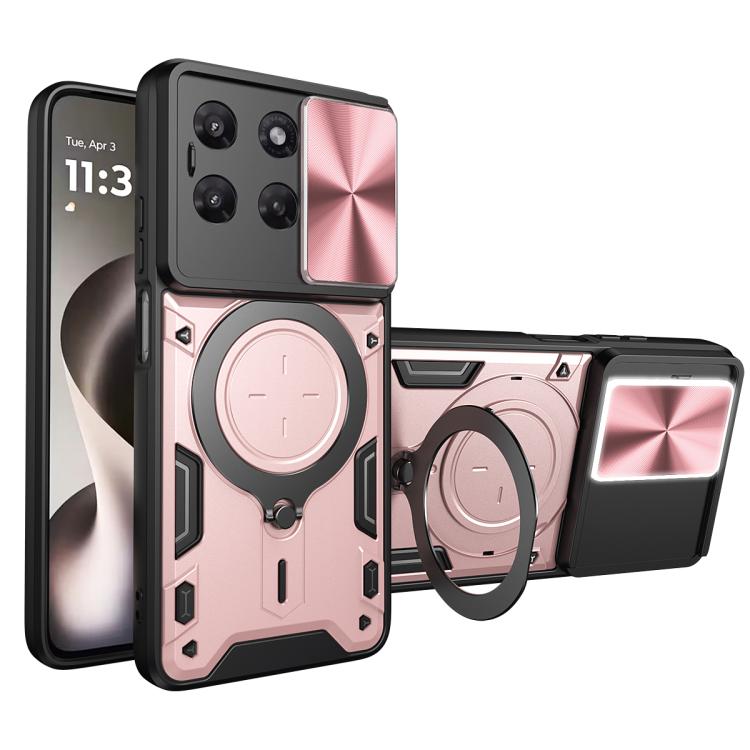 CD Texture Sliding Camshield Magnetic Holder Phone Case, For Motorola Edge 70 Pro 5G, For Motorola Moto G15 / G17 4G, For Motorola Moto G67 5G, For Motorola Edge 70 Fusion 5G