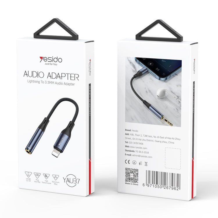 Yesido YAU37 8 Pin auf 3,5mm Audio-Adapter, YAU37