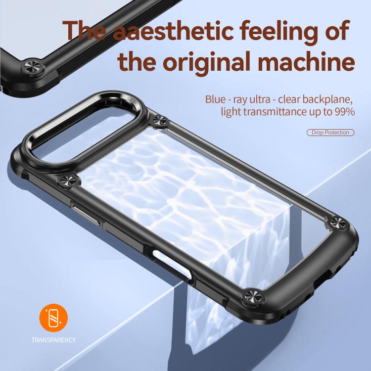TPU + PC Handyhülle mit Linsenschutz, für iPhone Air, für iPhone 16 Pro Max, für iPhone 16 Pro, für iPhone 16 Plus