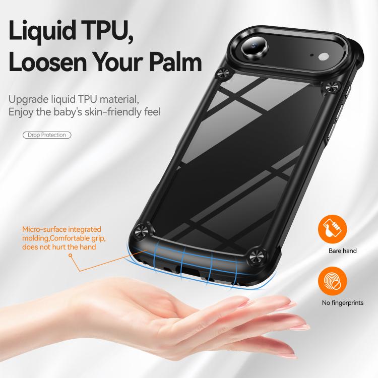 TPU + PC Handyhülle mit Linsenschutz, für iPhone Air, für iPhone 16 Pro Max, für iPhone 16 Pro, für iPhone 16 Plus
