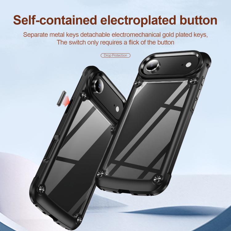 TPU + PC Handyhülle mit Linsenschutz, für iPhone Air, für iPhone 16 Pro Max, für iPhone 16 Pro, für iPhone 16 Plus