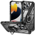 TPU + PC Objektivschutz-Handyhülle mit Ringhalter, für iPhone 16 Pro Max, für iPhone 16 Pro, für iPhone 16 Plus, für iPhone 16