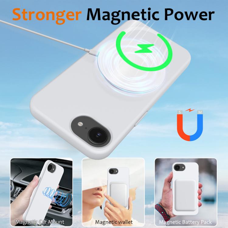 Shockproof Silicone Magsafe Phone Case, For iPhone 17e / 16e, For iPhone 17 Pro Max