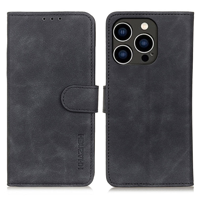 KHAZNEH Retro Texture Leather Phone Case, For iPhone 18 Pro / 17 Pro, For iPhone 18 Pro Max/17 Pro Max, For iPhone 16e / 17e, For iPhone 17, For iPhone Air, For iPhone 16 Pro Max