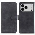 KHAZNEH Retro Texture Leather Phone Case, For iPhone 16e / 17e, For iPhone 17 Pro Max, For iPhone 17 Pro, For iPhone 17, For iPhone Air, For iPhone 16 Pro Max