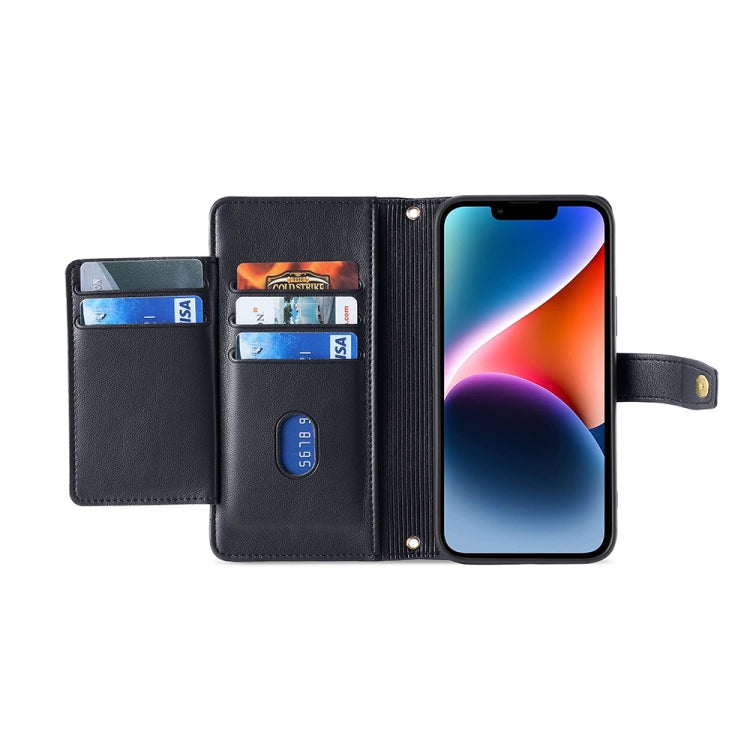 Sheep Texture Cross-body Zipper Wallet Leather Phone Case, For Tecno Camon 20 Pro 5G, For Tecno Camon 20 Pro 4G