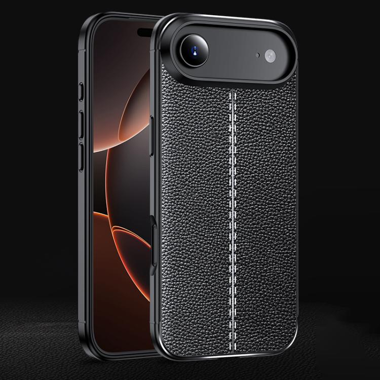 Litchi Texture Shockproof TPU Phone Case, For iPhone 16e / 17e, For iPhone 17 Pro Max, For iPhone 17 Pro, For iPhone 17, For iPhone Air, For iPhone 16 Pro Max, For iPhone 16 Pro, For iPhone 16 Plus, For iPhone 16, For iPhone 15 Pro Max, For iPhone 15 P...