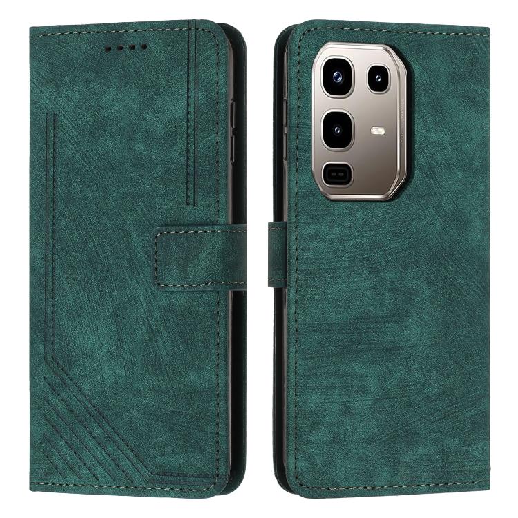 Skin Feel Stripe Pattern Leather Phone Case with Lanyard, For Infinix Smart 10 4G, For Infinix GT 30 Pro, For Infinix Note 50s, For Infinix Note 50x