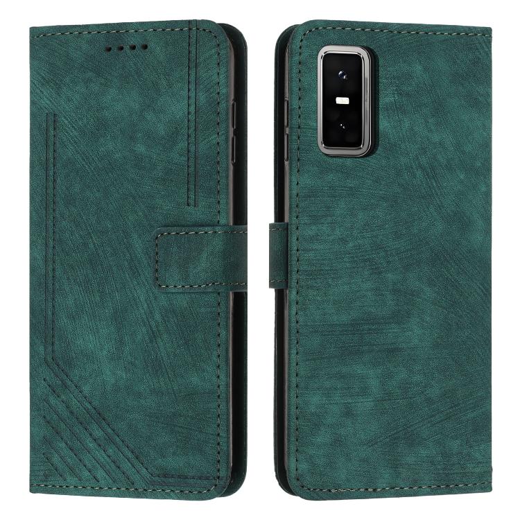 Skin Feel Stripe Pattern Leather Phone Case with Lanyard, For Infinix Smart 10 4G, For Infinix GT 30 Pro, For Infinix Note 50s, For Infinix Note 50x