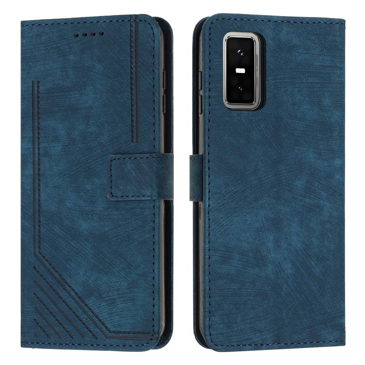 Skin Feel Stripe Pattern Leather Phone Case with Lanyard, For Infinix Smart 10 4G, For Infinix GT 30 Pro, For Infinix Note 50s, For Infinix Note 50x