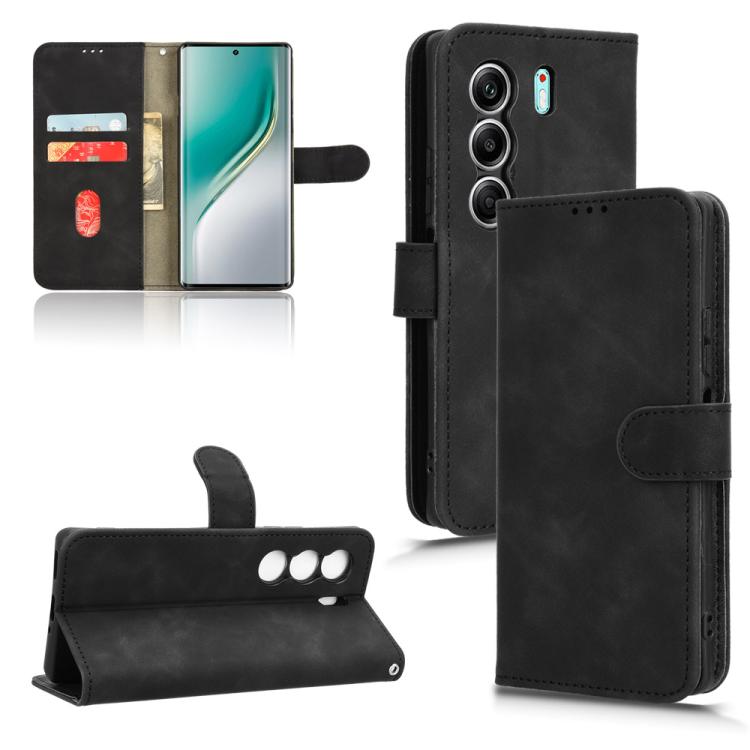 Skin Feel Magnetic Flip Leather Phone Case, For Tecno Pova Curve 5G, For Tecno Camon 40 Premier, For Tecno Camon 40, For Tecno Spark 30 Pro 4G