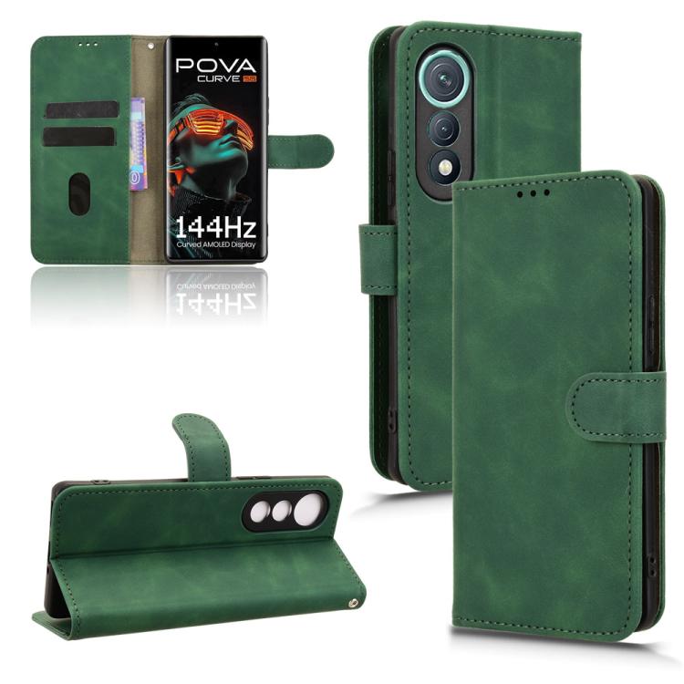 Skin Feel Magnetic Flip Leather Phone Case, For Tecno Pova Curve 5G, For Tecno Camon 40 Premier, For Tecno Camon 40, For Tecno Spark 30 Pro 4G