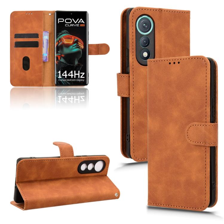 Skin Feel Magnetic Flip Leather Phone Case, For Tecno Pova Curve 5G, For Tecno Camon 40 Premier, For Tecno Camon 40, For Tecno Spark 30 Pro 4G
