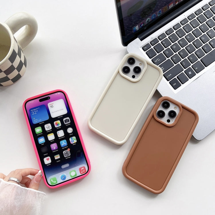 Shockproof Frame Frosted TPU Phone Case, For iPhone 15 Pro Max, For iPhone 15 Pro, For iPhone 15 Plus, For iPhone 15