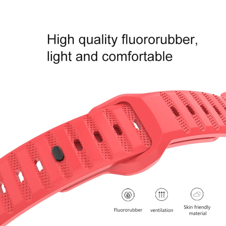 Dot Texture Fluororubber Watch Band, For Apple Watch 3 38mm, For Apple Watch 3 42mm, For Apple Watch 2 42mm, For Apple Watch 2 38mm
