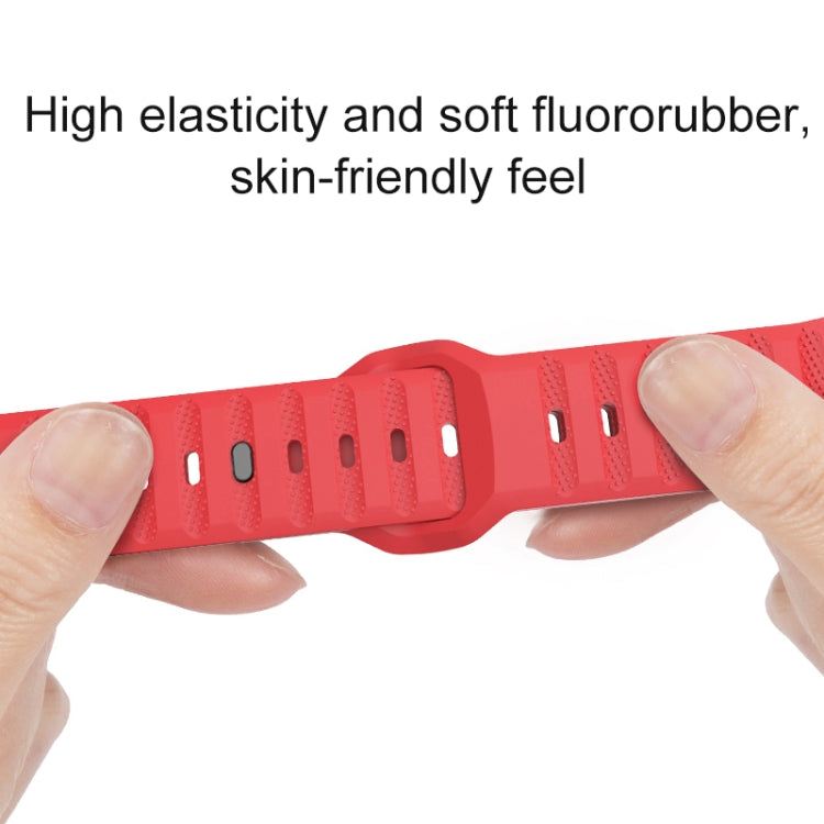 Dot Texture Fluororubber Watch Band, For Apple Watch SE 40mm, For Apple Watch SE 44mm, For Apple Watch 6 40mm, For Apple Watch 6 44mm