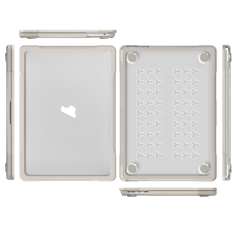 Durchsichtige Laptop-Schutzhülle, für MacBook Air 13,6 Zoll A2681 2022 / M3 2024 A3113 / M4 2025 A3240