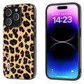 ABEEL Black Edge Leopard Phone Case, For iPhone 15 Pro Max, For iPhone 15 Pro, For iPhone 15 Plus, For iPhone 15, For iPhone 14 Plus, For iPhone 14