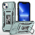 Armor PC + TPU Camera Shield Phone Case, For iPhone 15