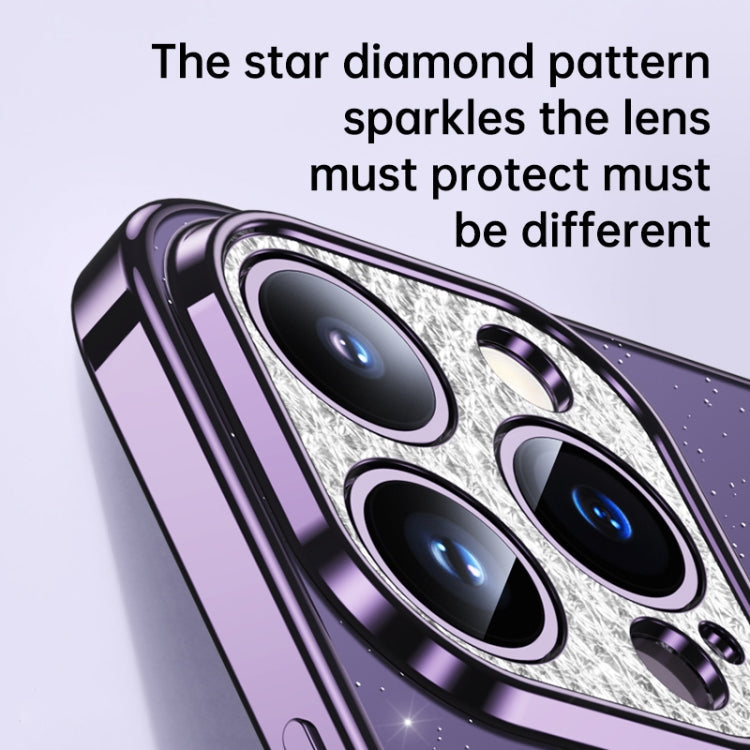 SULADA Electroplated Transparent Glittery TPU Phone Case, For iPhone 15 Pro Max, For iPhone 14 Plus, For iPhone 15 Pro, For iPhone 14, For iPhone 14 Pro, For iPhone 15 Plus